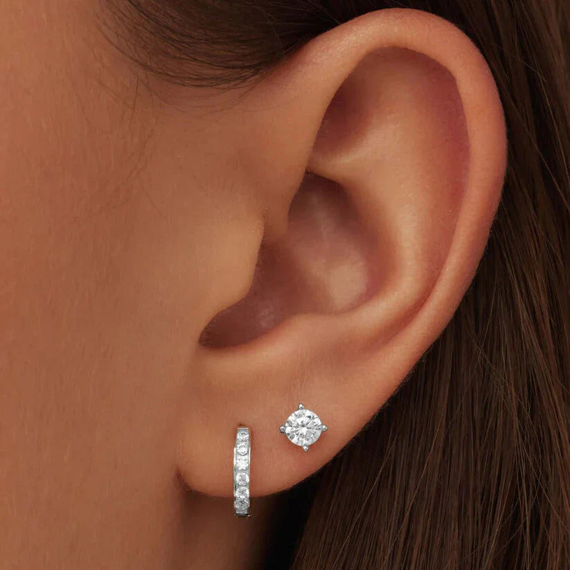 Dara Brillane Stone Earrings Set