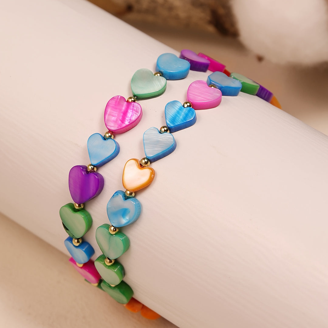 Rainbow Heart Necklace