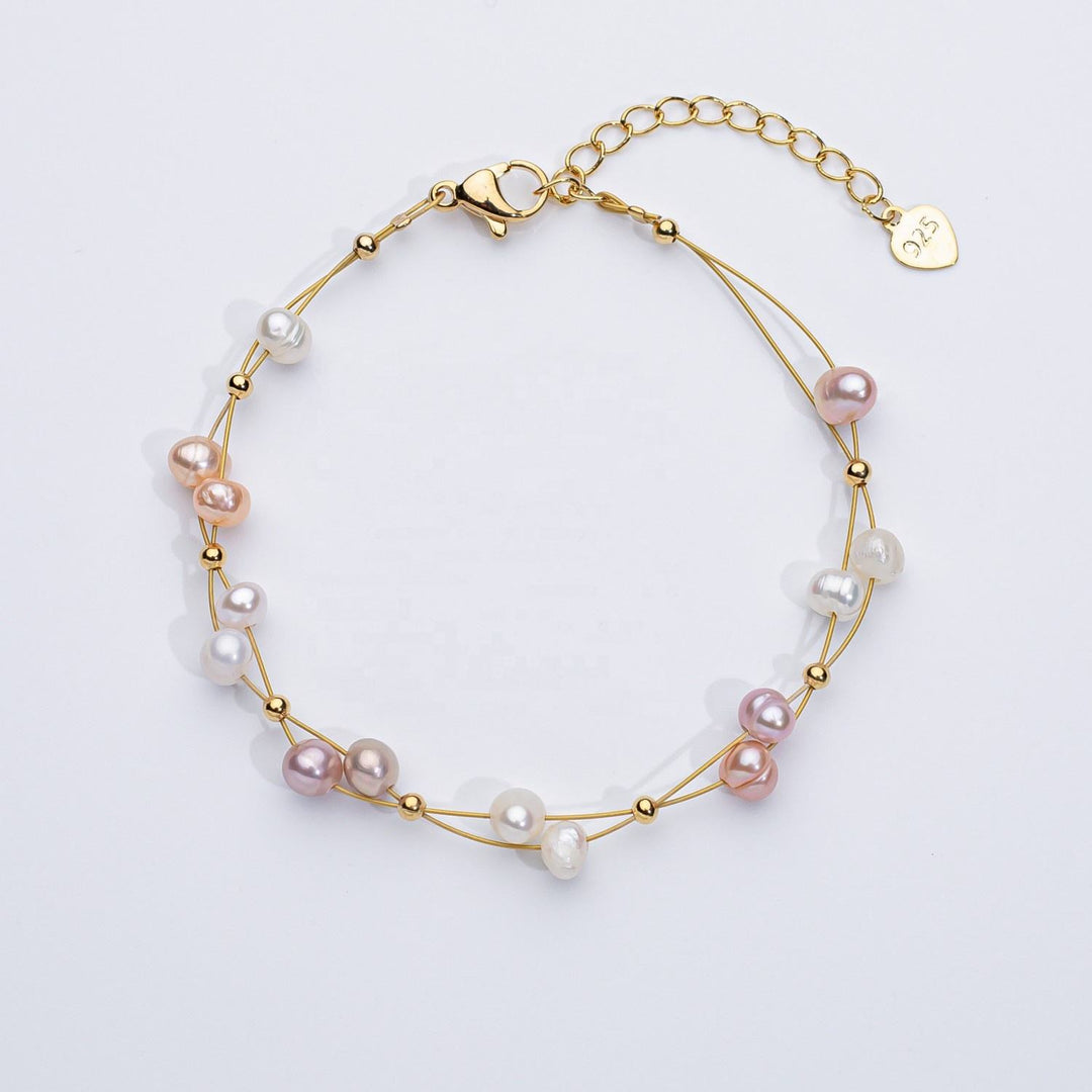 Freshwater Pearl Weaving Bracelet