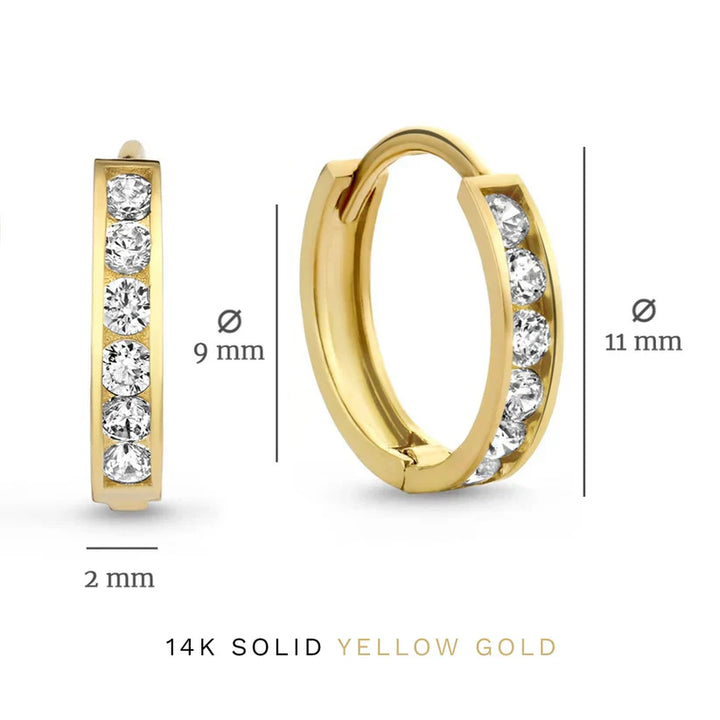 Dara Brillane Stone Earrings Set
