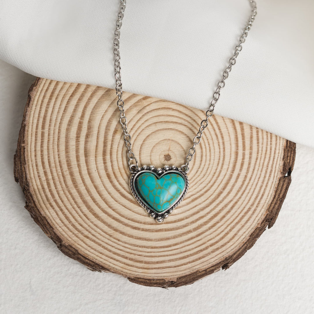 Turquoise Heartbeat Necklace