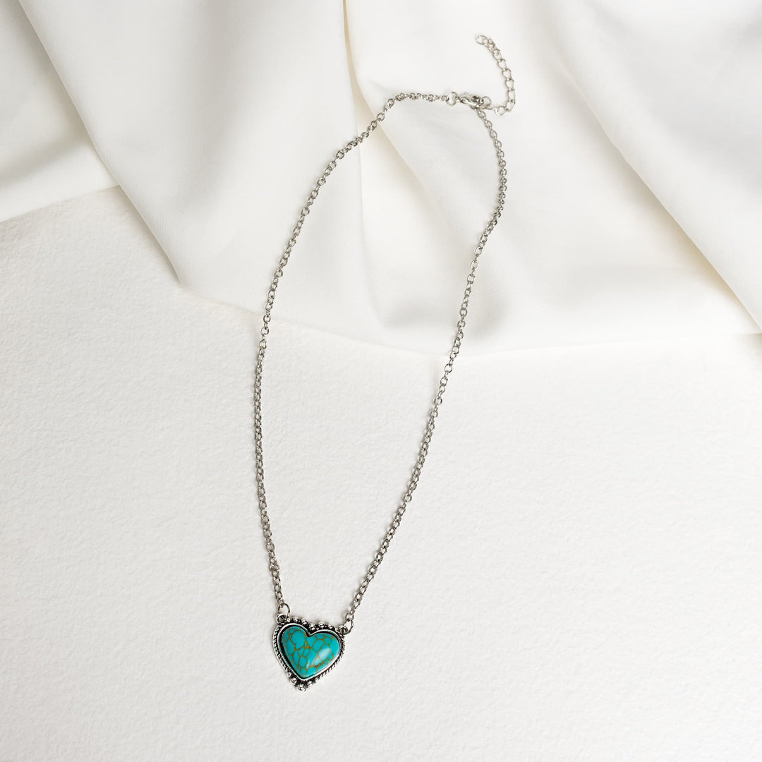 Turquoise Heartbeat Necklace
