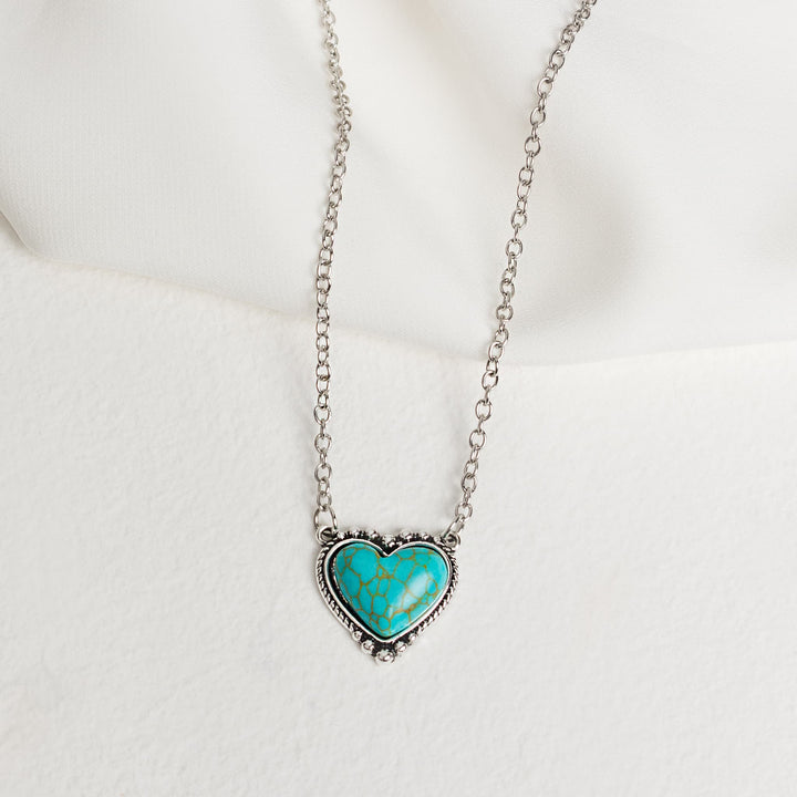 Turquoise Heartbeat Necklace