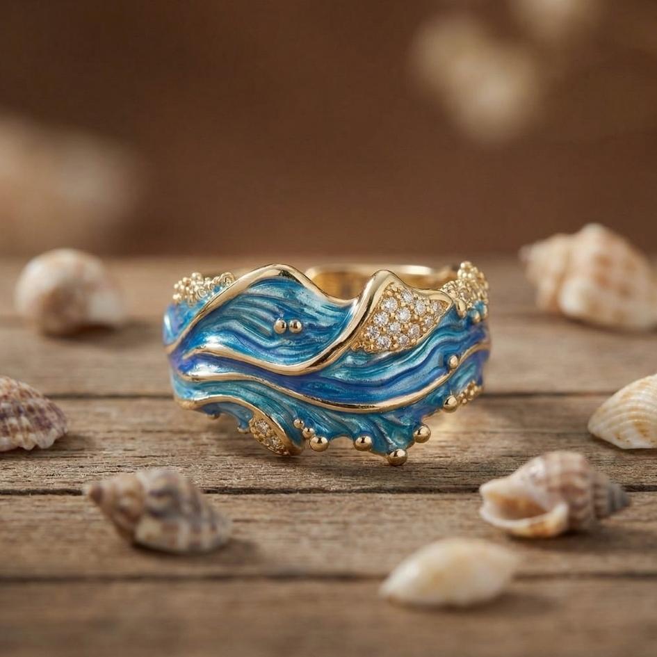 Miralys | Antique wavy ring