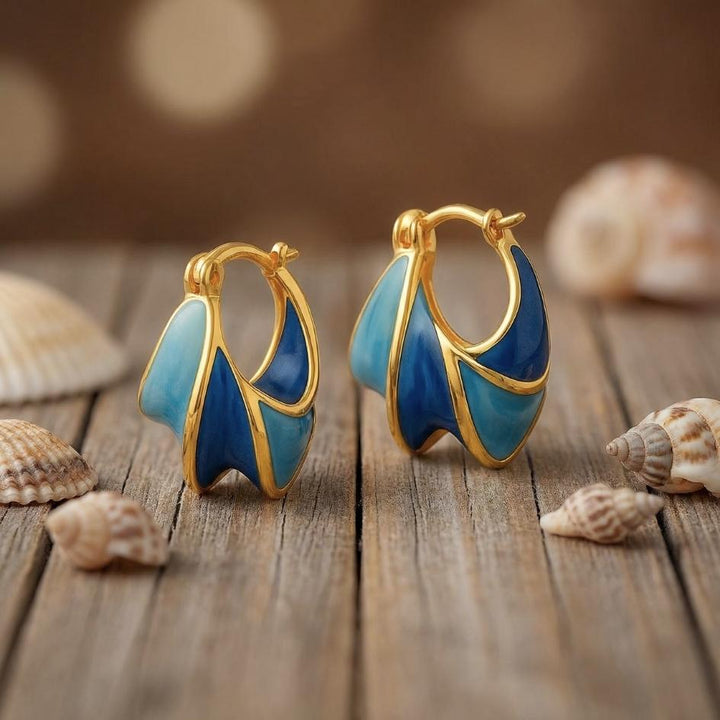 Delaya | Enameled morning waves