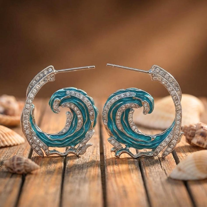 Selenea | Ocean Wave Earrings