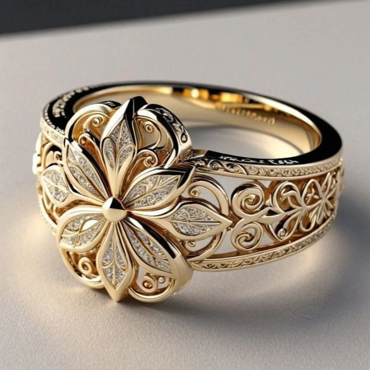 FLOWER ZIRCONIA RING