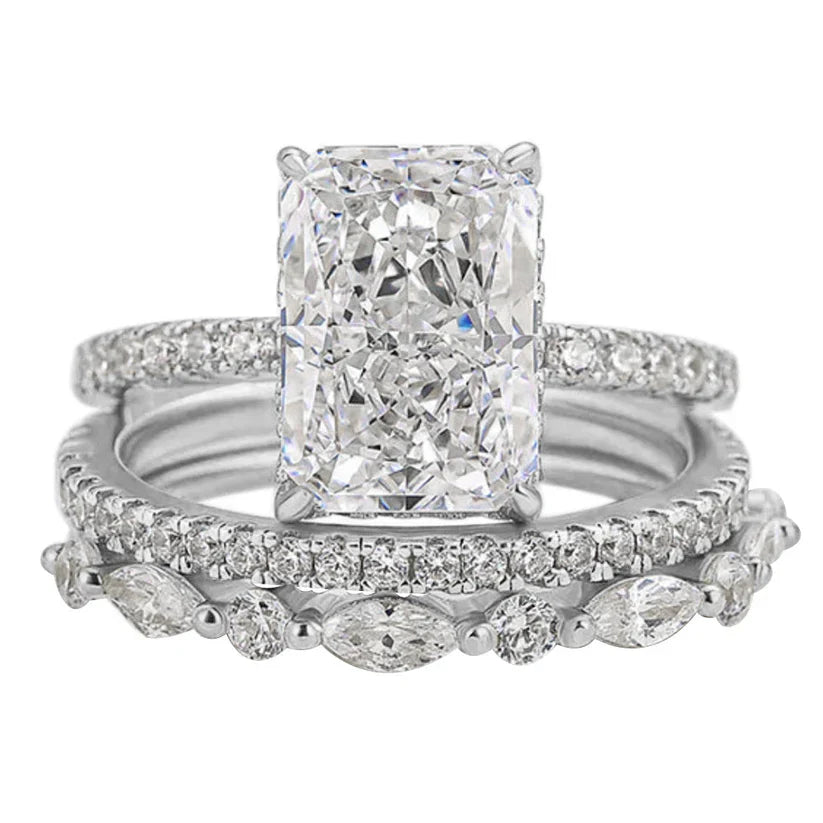 Jaily 3PC Wedding Ring Set
