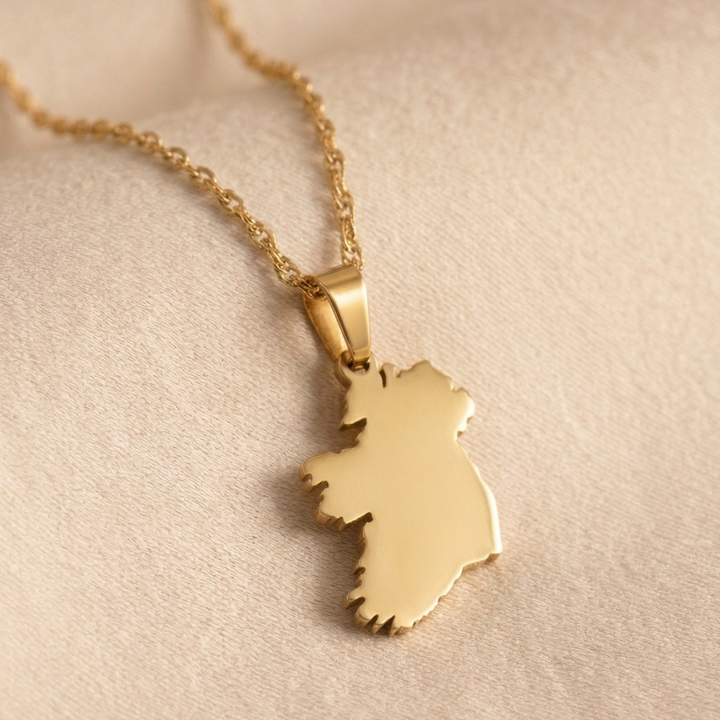 Ireland Map Necklace