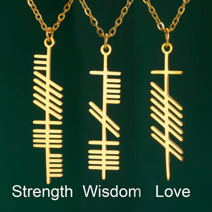 Meaningful Ogham Necklace