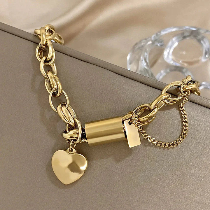 Heartened Chunky Bracelet