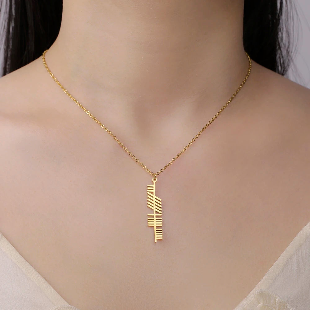 Meaningful Ogham Necklace