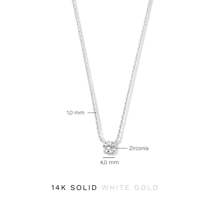 Cléa Moissanite Stone Necklace